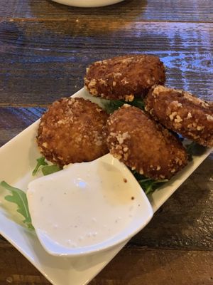 Crab cakes at Nick's on Grand in South San Francisco