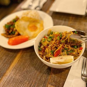 Pancit  at Nick's on Grand in South San Francisco