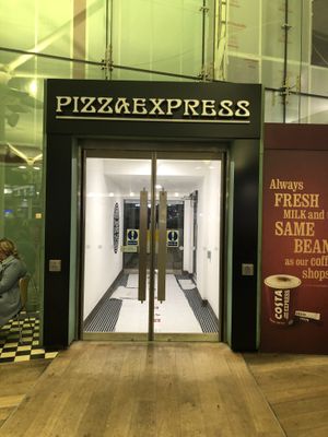 Exterior of restaurant  at Pizza Express in Potters Bar