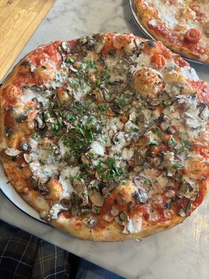 Vegan funghi   at Pizza Express in St Neots