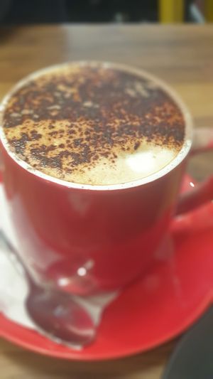 Soy cap at Cafe Maldon in Maldon