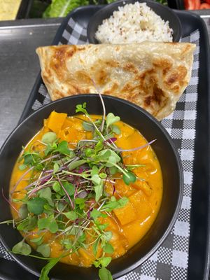 Pumpkin curry at Cafe Maldon in Maldon