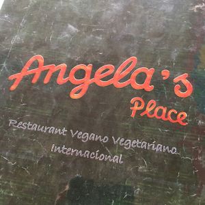 signage at Angela's Place in Mancora