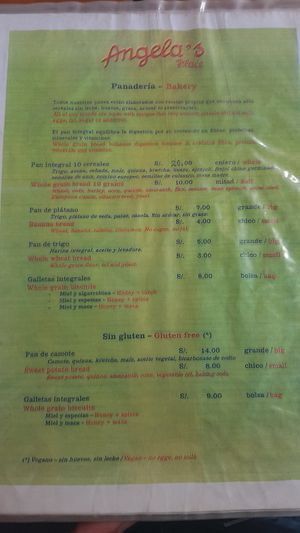 Bakery/Bread at Angela's Place in Mancora