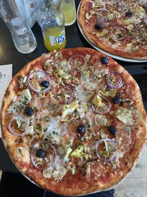 Vegan Giardiniera pizza😍😍 at Pizza Express in Sutton Coldfield