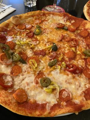 Vegan American Hot   at Pizza Express in Sutton Coldfield