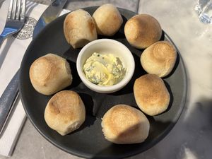 Vegan dough balls  at Pizza Express - Wimbledon Village in South West London