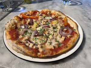 Sloppy vegan  at Pizza Express - Wimbledon Village in South West London