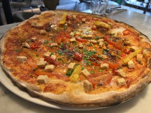 Vegan forza romana  at Pizza Express - Wimbledon Village in South West London