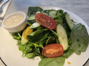 Side salad for free on app  at Pizza Express - Wimbledon Village in South West London