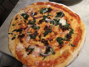 Vegan padana not my favorite   at Pizza Express - Wimbledon Village in South West London