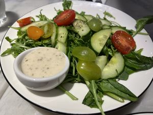 Side salad  at Pizza Express - Wimbledon Village in South West London