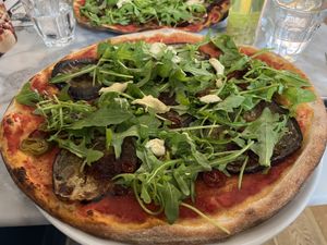Vegan mezze Romana buy one second is £3 deal  at Pizza Express - Wimbledon Village in South West London