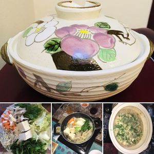 Nabe (Japanese hot pot) at Sapporo Japanese Restaurant in Kathmandu
