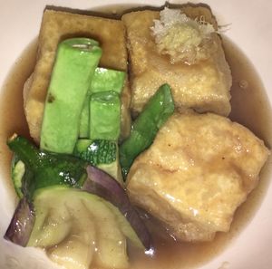 Agedashi Tofu at Sapporo Japanese Restaurant in Kathmandu