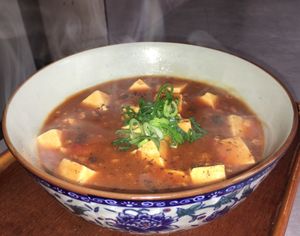 Mabo Tofu at Sapporo Japanese Restaurant in Kathmandu