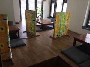 zashiki room at Sapporo Japanese Restaurant in Kathmandu