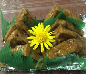 glazed fried tofu at Sapporo Japanese Restaurant in Kathmandu