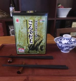 kombu dashi at Sapporo Japanese Restaurant in Kathmandu