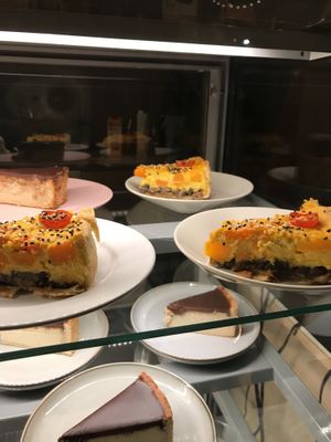 киш и чизкейк  at Fika in St Petersburg