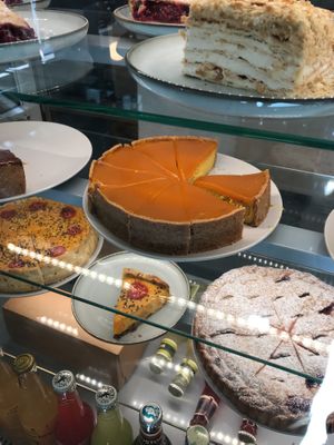 cakes at Fika in St Petersburg