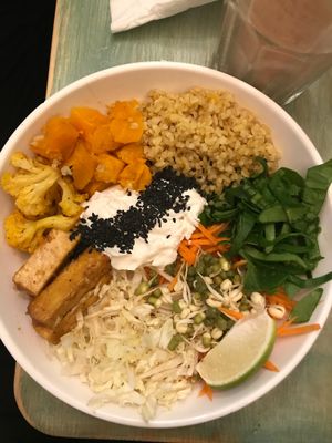 Veggie bowl  at Fika in St Petersburg