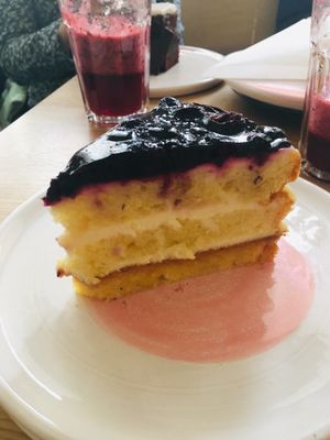 Delicious cake at Fika in St Petersburg
