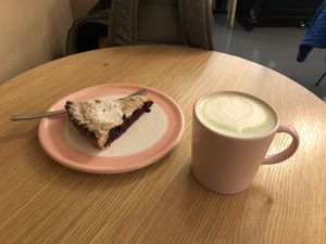 Matcha 🍵  at Fika in St Petersburg