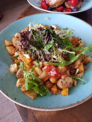 Vegan hash at The Ber Street Kitchen in Norwich