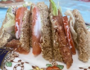 Vegan BLT at Grace Tea Room in Ellesmere Port