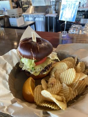 Classic Burger  at Urban Beets Cafe & Juicery in Wauwatosa