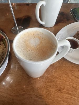 Blueberry muffin latte  at Urban Beets Cafe & Juicery in Wauwatosa