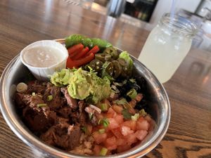 Burrito bowl   at Urban Beets Cafe & Juicery in Wauwatosa
