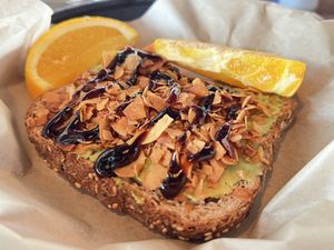 Bacon avocado toastt  at Urban Beets Cafe & Juicery in Wauwatosa