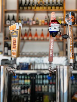 Current tap beer selection  at Urban Beets Cafe & Juicery in Wauwatosa