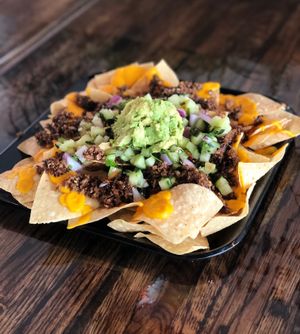 nachos from the new bar bites menu served after 4 pm at Urban Beets Cafe & Juicery in Wauwatosa