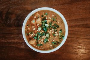 creamy peanut stew at Urban Beets Cafe & Juicery in Wauwatosa