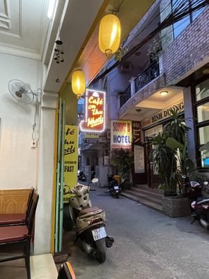 View from Café on Thu Wheels, Hue  at Cafe on Thu Wheels in Hue