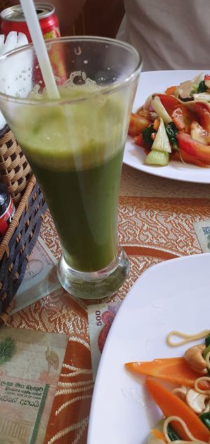 Vegan juice at Cafe on Thu Wheels in Hue