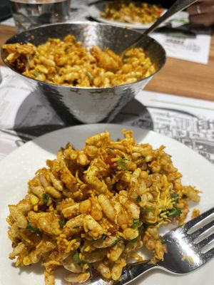 Vegan chaat   at Kailash Parbat in Kowloon