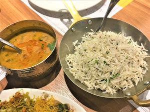 .Dal Tadka and Jeera Rice at Kailash Parbat in Kowloon
