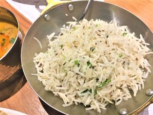 Jeera Rice at Kailash Parbat in Kowloon