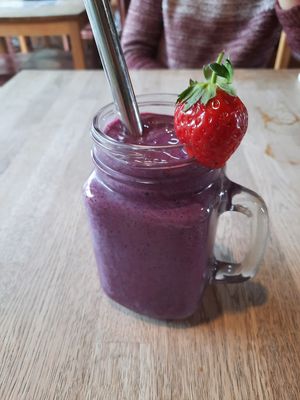 Berry blast smoothie  at Indigo Greens in Liverpool