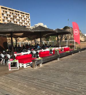 Outdoor seating at Salsada do Zé in Portimao
