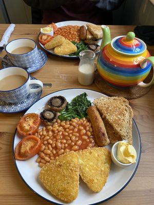 Vegan full English   at That Little Tea Shop in Romsey
