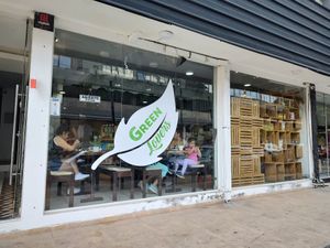 Facade at Green Lovers in Santa Cruz