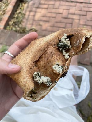 Empanada  at Green Lovers in Santa Cruz