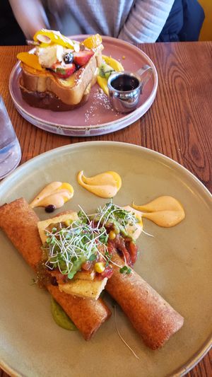 Huevos rancheros at Namo Cafe Bistro in Calgary