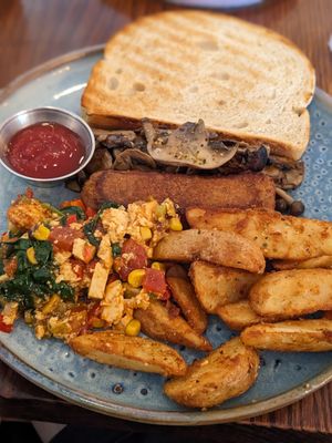 Vegan breakfast at Namo Cafe Bistro in Calgary
