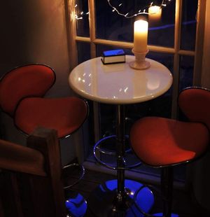 Lola table oozing inviting ambience  at Heathen Vegan Gourmet in Kendal